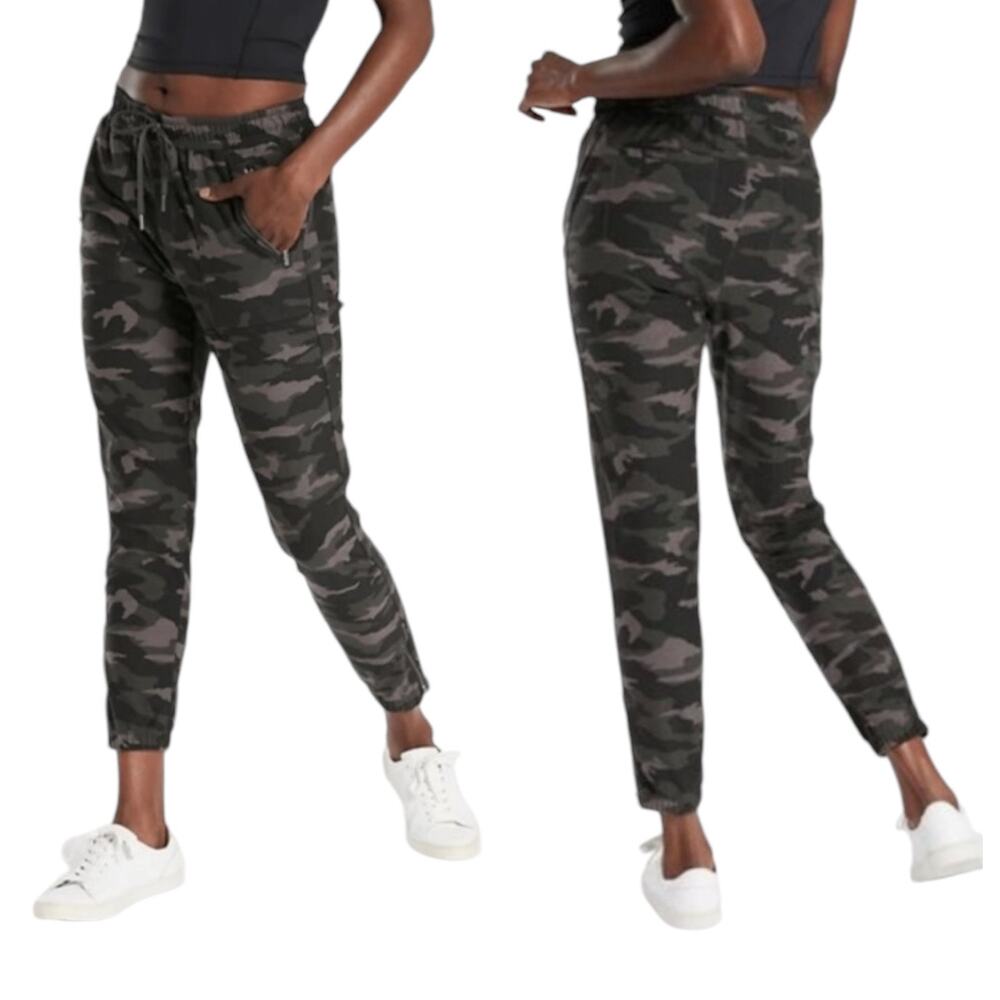 Athleta Farallon Pant - Olive Camo - 6